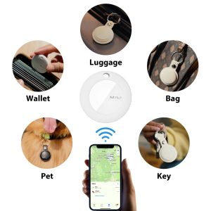 Trackers 120M GPS Antiloss Device AntiLost Alarm Pet Children Elderly Multiple Types Of Mini GPS Locato with Cute Cartoon Leather Case