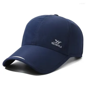 Bollmössor Fashion Mens Summer Outdoor Sport Baseball Hat Running Visor Cap COOL DRY MESH 10 COLERS 2024