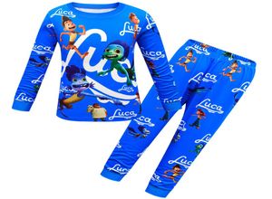 Conjunto de pijamas infantis de manga comprida para crianças YouTobe Jogo de verão Moda Festival Camisola amigos Dia ensolarado Luca duas peças home1898256