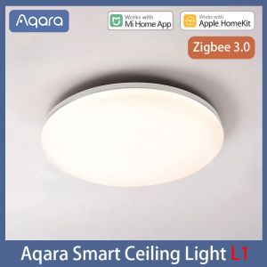 Control Aqara Smart Ceiling Light L1 Adjustable Color Temperature Intelligent Linkage Work With Apple Homekit Mi Home APP Hub Required