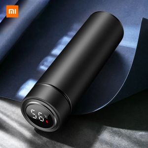 Control Xiaomi Smart Digital Thermos Cup Touch Display Temperature 304 Stainless Steel Portable Cold Hot Water Thermoses Coffee Cup