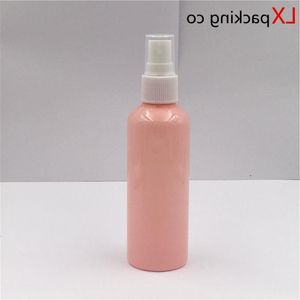 50 Stück 10 ml, 30 ml, 50 ml, 100 ml, rosa Kunststoff-Sprühflaschen, weißes Sprühgerät, Parfüm-Kosmetikbehälter, Oxnen