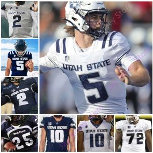 Utah State Aggies Football Jersey NCAA College Love Cooper Legas Terrell Vaughn Rahsul Faison Gavin Barthiel MJ Tafisi Jr. Ike Larsen Jalen Royals Davon Booth