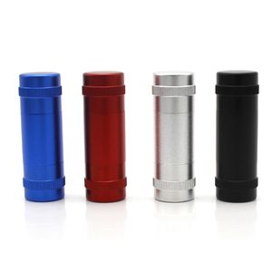 4 Colors Metal Space Case Pollen Smoking Accessories Tool Press Compress With 2 Dowel Rods For Water Bong Pipes Grinders