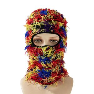 1つのVeet Balakrafa Hat Three Hole Embroidered Ski Riding Kinitte Face Mask 433307