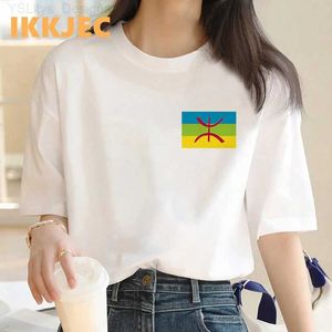 여자 티셔츠 Amazigh Tshirt Fe Grunge Harajuku Kaii 일본 흰색 캐주얼 티셔츠 그래픽 티 여성 L24312