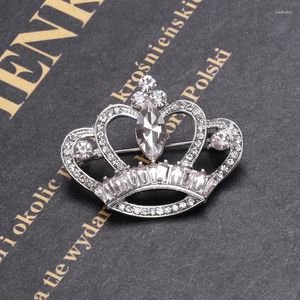 Brooches Rhinestone Crown Brooch Clothing Accessories