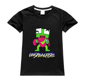 Crianças t camisa youtuber vlogger algodão camisetas topos para 3-14 anos crianças meninos meninas roupas esportivas 5119527