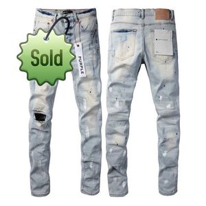 Purple Brand Jeans American High Street Blue огорчен