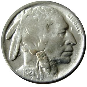 US 1921 P S Buffalo Nickel Cinque centesimi Copia moneta decorativa accessori per la decorazione della casa286z