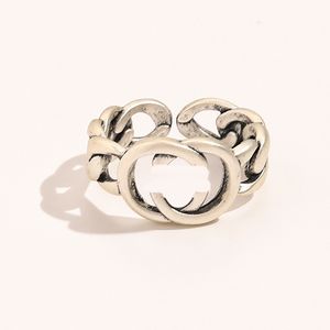 Anel de designer de luxo 18k banhado a ouro para mulheres homens carta designer estilo elegante anéis moda festa de casamento presente jóias