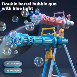 Sand Play Water Fun Bubble Gun Outdoor Blowing Bubble Toys Automatic Water Bubble Gun Summer Beach Toys Wedding Party Bubbles Gift For Children Children L240312