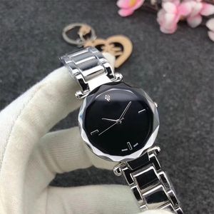 Relógio feminino, espelho de diamante, relógio casual com movimento automático de quartzo, pulseira de aço inoxidável, mostrador moderno, relógio à prova d'água, presente de aniversário, com caixa