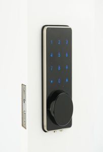 Jcbl110 apartamento inteligente bluetooth fechadura da porta com toque numérico teclado ttlock app desbloquear remotamente para porta de madeira 5391480