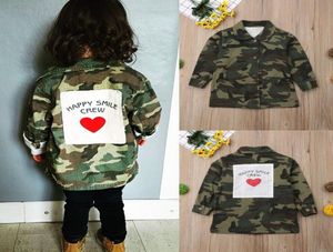 Fashion Toddler Kids Girls Camouflage Button Baisc Jacket Coat Age 2 3 4 5 6 7 8Y Y2009199583567