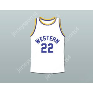 Personalizado qualquer nome qualquer equipe ANFERNEE HARDAWAY BUTCH MCRAE WESTERN UNIVERSITY 22 BASKETBALL JERSEY CHIPS FILME Todos costurados Tamanho S M L XL XXL 3XL 4XL 5XL 6XL Qualidade superior