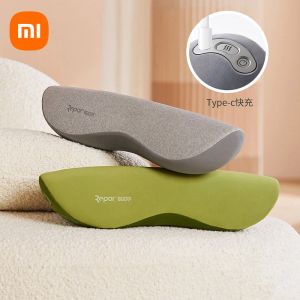 Kudde Mijia YouPin Repor Ny nackkudde Traction Stretching Cervical Graphene Hot Compression Roller Chiropractic Pillow New