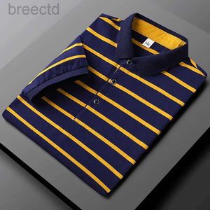 Men's Polos New Summer Simple Polo Shirt Short Sleeve Thin Lapel Business Cotton Fashion Clothing ldd240312