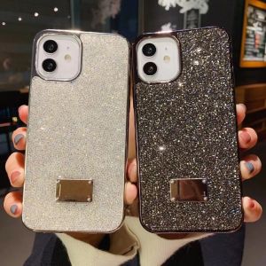 ダイヤモンドラグジュアリー電話ケースiPhone 15のキラキラキラキラ13 PROMAX 14 Pro Shockproof Case Plating Rhinestone電話ケースファッションデザイナーセクシーG243123LR