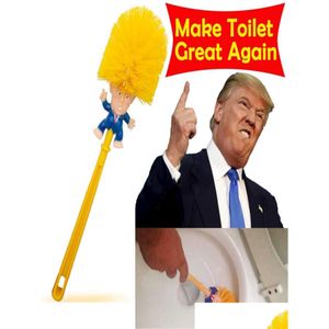 Porta scopino Donald Trump Pacchetto di carta per pennelli Divertente articolo politico Gag Novità Believe Me Make Your Again8012782 Drop Del Otpzo