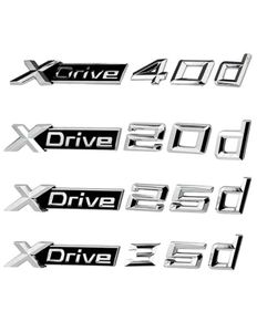 Styling 3D -Autoaufkleber ABS XDRIVE 20d 25d 28d 30d 35d 40d 45d 48d 55d Side Badge Emblem Aufkleber Emblem Logo für BMW x2 x3 3689256