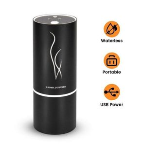 Waterless Oil Nebulizer Diffuser Air Purifier Mini Car Aroma Diffuser with Two Mode Rechargeable Portable Essential Oil diffuser Y224T