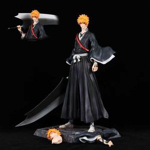 Action Toy Figures 33cm anime blekmedel Kurosaki Ichigo GK -staty PVC Action Figurer Collection Model Doll Toys Gifts LDD240312