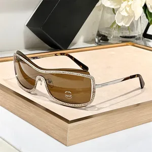 Designer Metal Mirror Frame Okulary przeciwsłoneczne dla kobiet mężczyzn Womens CCities Sun Uv400 Unisex Driving Gradient obiektyw Sunmmer Beach Google Mash