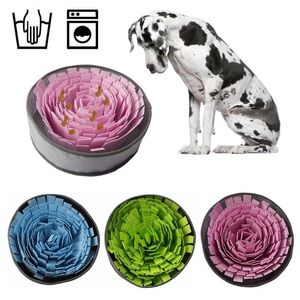 Pet Dog Sniffing Mat Cat Dog Slow Feeding Mat Food Dispenser تخفيف الإجهاد عمل لعبة Toy Dogs Toy Snuffle Training Blant