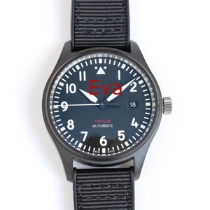 orologio da uomo 9015 movimento meccanico automatico stabilità prestazioni 41mm serie pilot orologio nero incolore di prima scelta