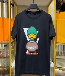 2022ss Designer t Shirt Whole Top Print Craft Ducks Joint Design Mens Shirts 100 Cotton Womens Tshirt Asian Sizem M4xl3130778