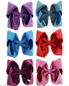 8 Polegada popular design sólido tecido arcos de cabelo clipes boutique bling arcos para crianças bowknot headwear acessórios para o cabelo a526418605