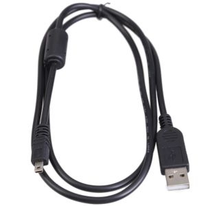 1,5 m UC-E6 8 stift USB Power Cable Mini-B Universal Digital Camera Data Transfer Cord Charger Cable för Nikon Sony