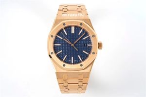 ZF Factory Mens Watch średnica 41 mm all-in-one cal.3120 Ruch 41 godzin Rezerwa mocy Czas Szwajcarskie 4N Rose Gold Sapphire Projektowanie Zegarki