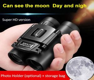 Mini binóculos 500x25 micro telescópio lentes hd vidro óptico foco ajustável com suporte para telefone tirar foto ferramenta de resgate de vídeo f6535851