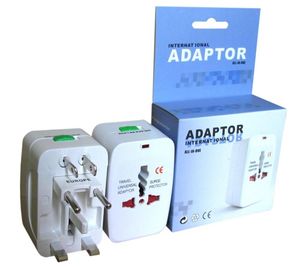 All in One Universal International Plug Adapter World Travel AC Power Charger Adaptor with AU US UK EU converter Plug4408187