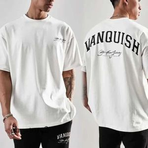 Homens camisetas Verão Homens Moda Algodão T-shirt Vanquish Tops Tees Masculino Casual Y2K O-pescoço Roupas Mulheres Manga Curta Harajuku Streetwear 475