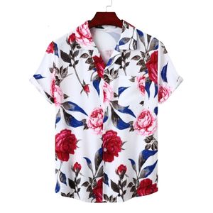 Havaiano Algodão Outono Polo Camisas Mens Designer Luxo Camiseta Moda Tiki Camisetas Homem Roupas Blusas Sociais 240227