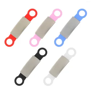 Coleiras de cachorro 5 pcs colar acessórios pet gato id gravura tag para perros tags nome de aço inoxidável identidade