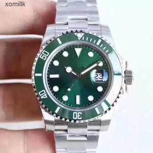 AA U1 Mens Watch 40MM Green Dial ST9 Clasp Automatic Movement Sapphire Mirror Ceramic Ring 316L Stainless Steel Strap