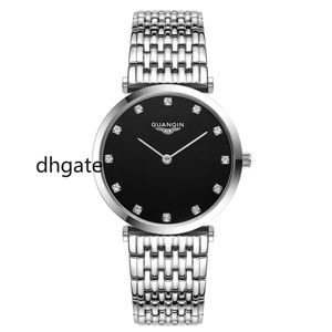 Guanqin New Watch Women Relogio Feminino Girl Dress Quartz Watch Ladies Top Brand Luxury Business UNISEX