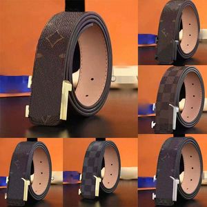 Designer belt High Quality genuine leather belt fashion buckle Width 30mm men women belts P3Ss#