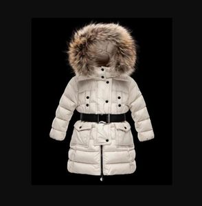 2021 Children039s Girl women boy Jacket Parkas Coat With Hood For Girls Warm Thick Down Jackets Kids Hooded Real 100 Fur Wint9566104