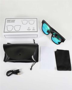 Fashion 2 i 1 smarta o solglasögon med polariserande belagda lins Bluetooth Headset hörlurar Dual högtalare Handsfree Calling A145738167