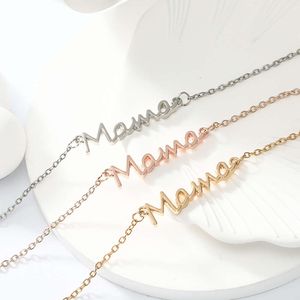 New Mama Gioielli alla moda e minimalisti, regalo per la festa della mamma, braccialetto personalizzato in lega
