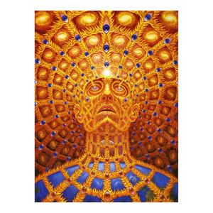 Trippy Alex Grey Painting Plakat Drukuj dekoracje domu w ramce lub niezamawiane popaper Material220k