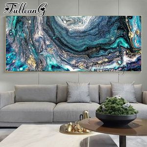 FULLCANG large size 5d diy diamond painting abstract watercolor landscape full mosaic square round embroidery needlework FC2354 20217S