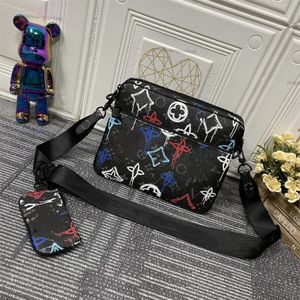 Design Sprinter Handbags Shoulder Bags Men womens Trio 3 Pieces Set Pochette Cross Body Backpack Mens Reverse Canvas Straps Crossbody Messenger Bags shopping bags