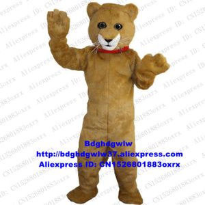 Maskot Kostümleri Hafif Tan Uzun Kürk Leopar Panter PARD PARA Çita Pantera Pardus Maskot Kostüm Yetişkin Pazarlama Promosyonları En Yeni ZX556