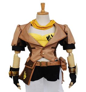 Cosplay costume rwby gul trailer yang xiao lång kvinnlig015765381